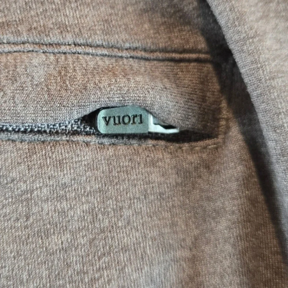 Vuori Ponte Performance Pant Mens XS Charcoal Gray Tapered Jogger Stretch Active